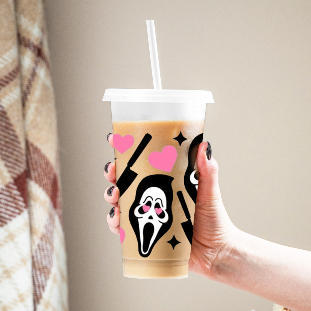 Ghost In Love 24oz Cold Cup Tumbler
