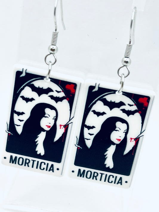 Morticia Portrait Earrings